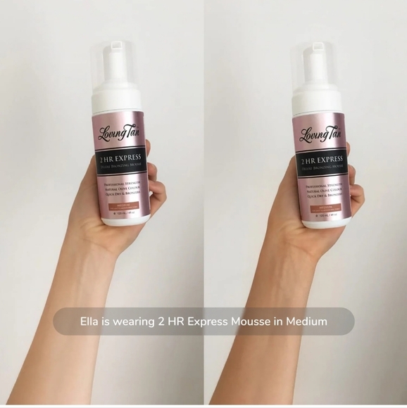 SELF TANNER LOVING TAN 2 HOUR EXPRESS MOUSSE MEDIJM - Picture 3 of 6